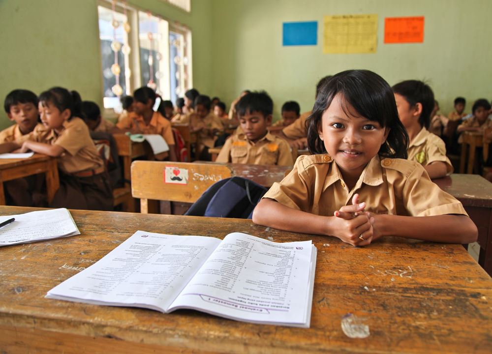 Picture of Building a classroom in Indonesia