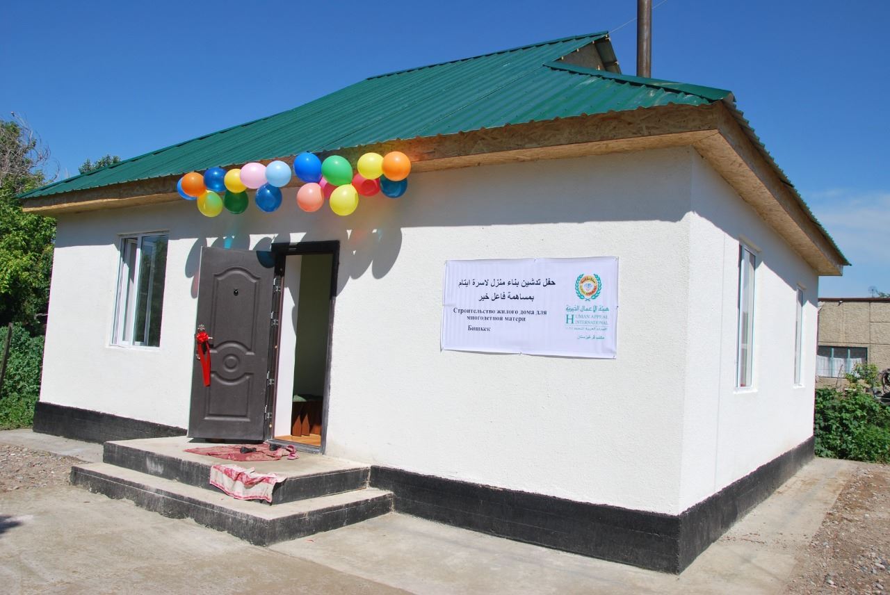 Building a house from a room Kyrgyzstan - International Charity Organization