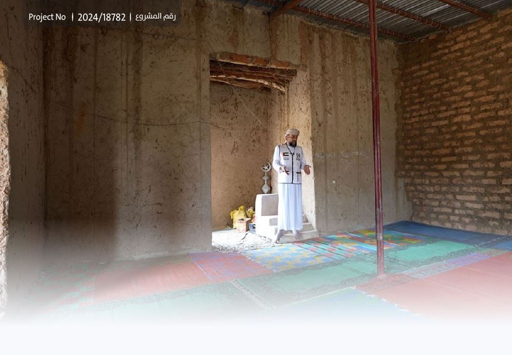 Picture of Building a mosque with an area of ​​120 square meters that can accommodate 180 worshippers