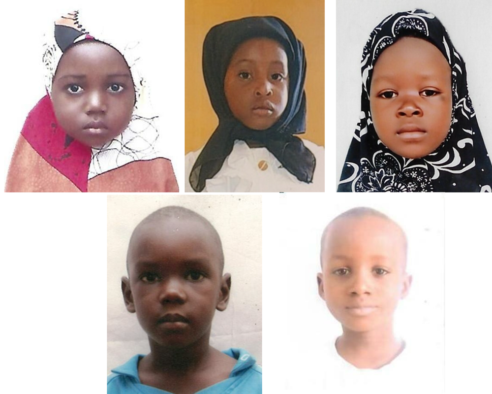 Picture of Sponsorship of 5 orphans from African countries